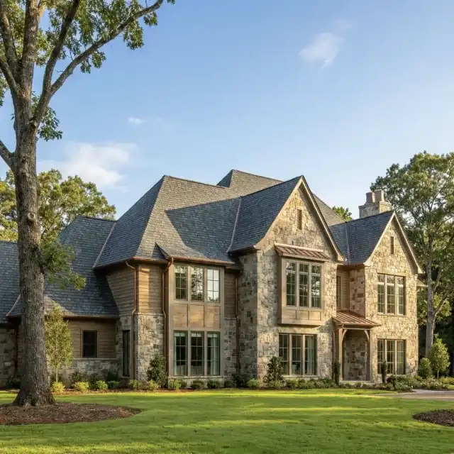Beautiful luxury home with a perfect new roof in Birmingham, Alabama