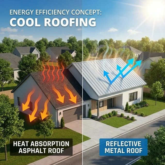 Energy efficiency comparison: asphalt vs metal roofing in Birmingham