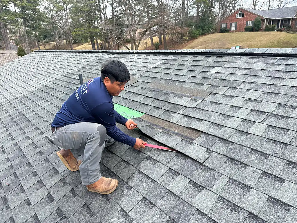 Roof leak repair in Alabaster